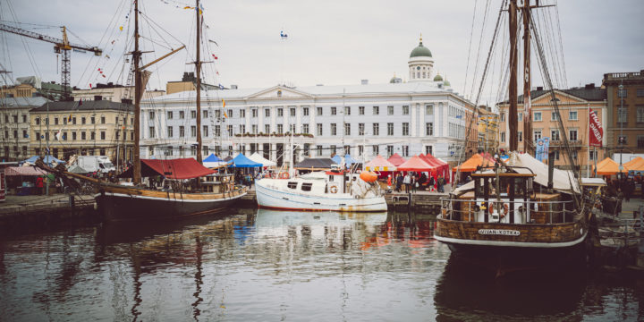 The Helsinki Baltic Herring Market floods Market Square and surrounding restaurants with delicious Baltic herring